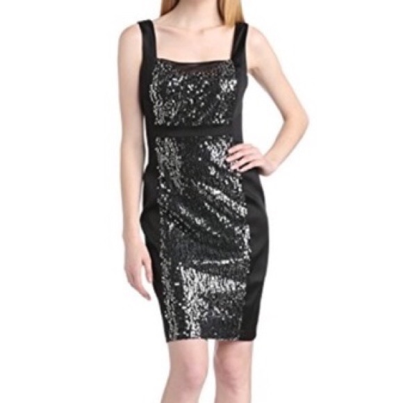 JAX Black sequin dress - Picture 1 of 6